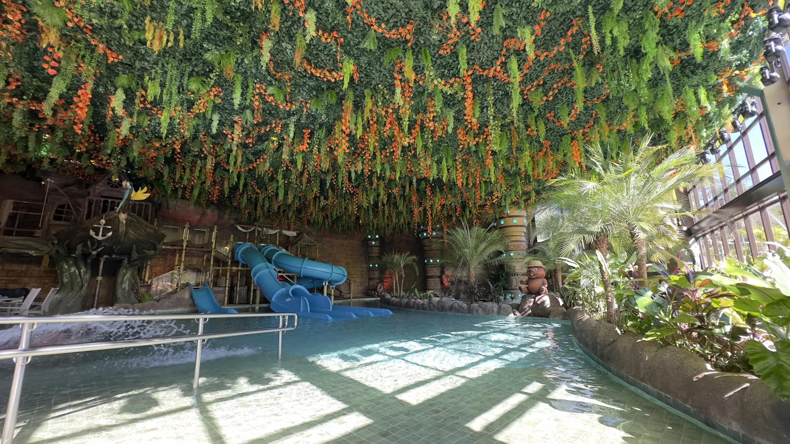 Resort com piscina aquecida