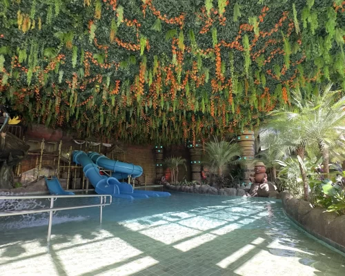 Resort com piscina aquecida